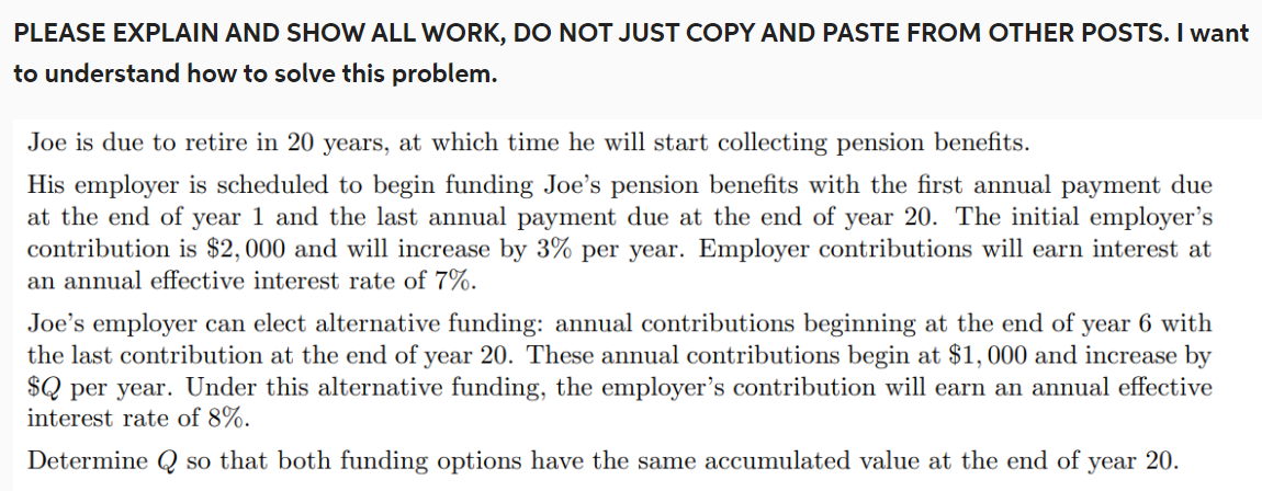  PLEASE EXPLAIN AND SHOW ALL WORK, DO NOT JUST COPY AND