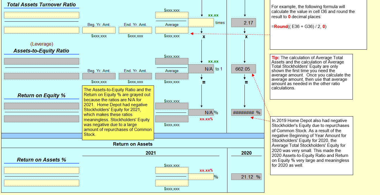 sure to use the Round() function to round to 0 decimal places.