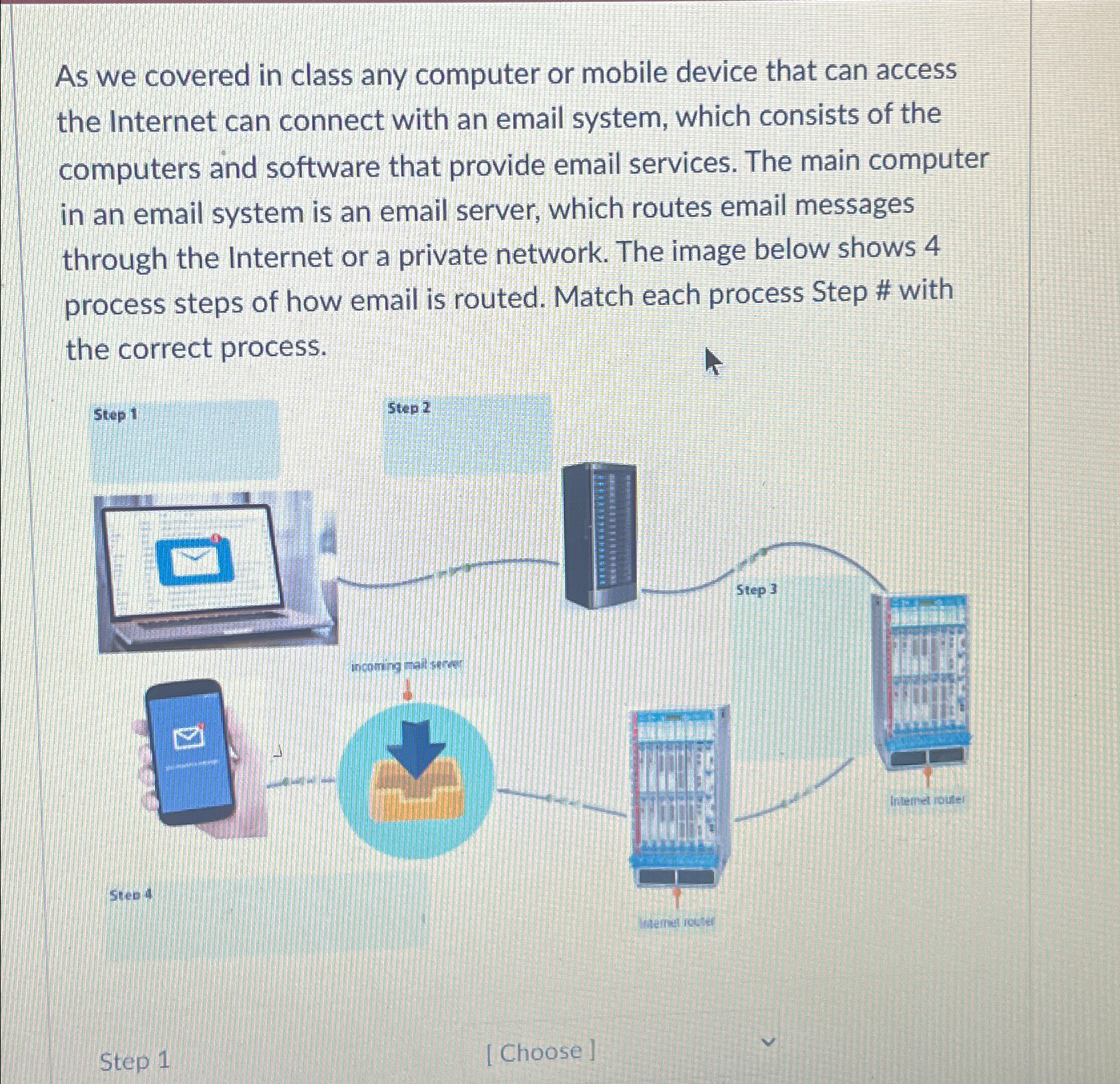  As we covered in class any computer or mobile device that