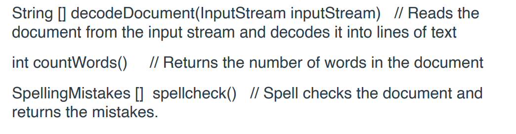 decode and process documents in a number of different file formats, for