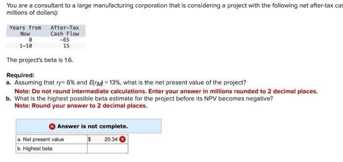 -53.97 for (a) and 1.91 for (b) is incorrect. Please solve it