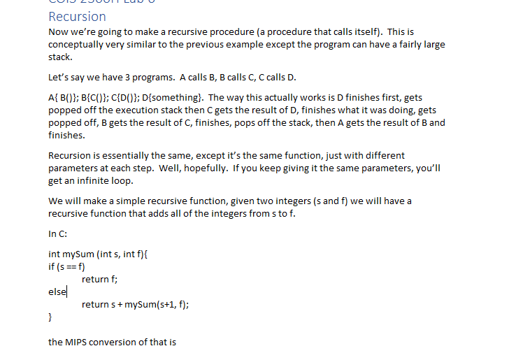 PLEASE GIVE COMPLETE CODE THAT RUNS AND SHOWS GIVEN OUTPUT. Recursion Now