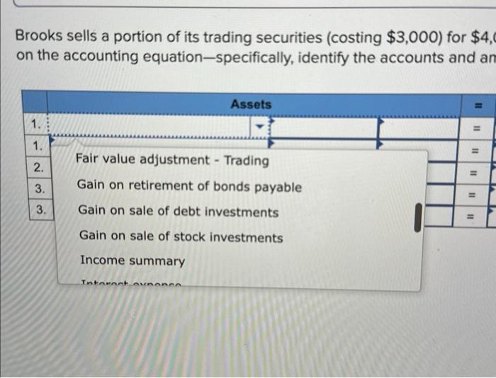 the December 27 entry for the purchase of debt investments. Journal entry