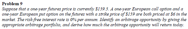 For all problems where a risk free rate or a dividend