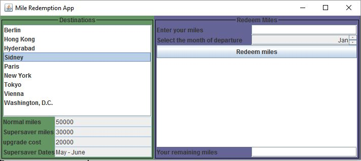 Java For this assignment you will re-implement the Air Ticket Redeemer, refer