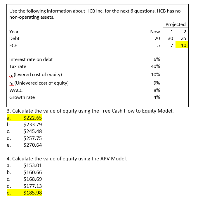 PLEASE HELP ASAP, the correct answer is highlighted! 3. Calculate the value
