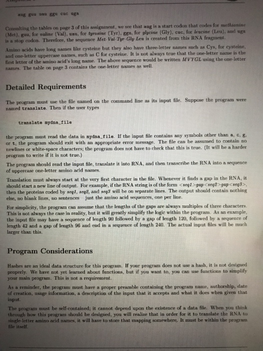picture Assignment 6 Overview In this assignment, your program will simulate protein