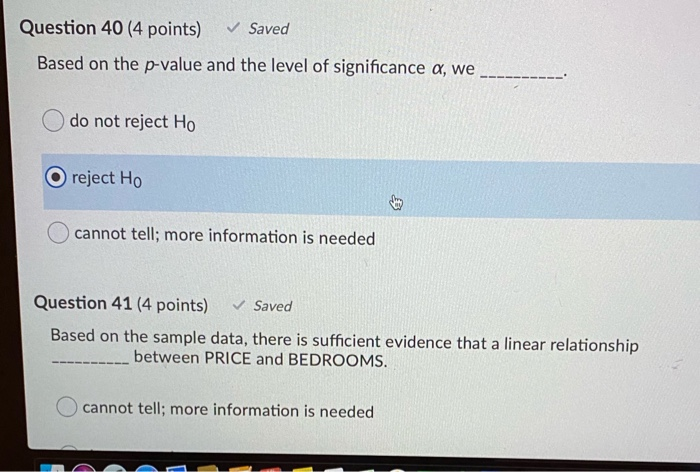 realtor collected a sample data that contains the following information about some