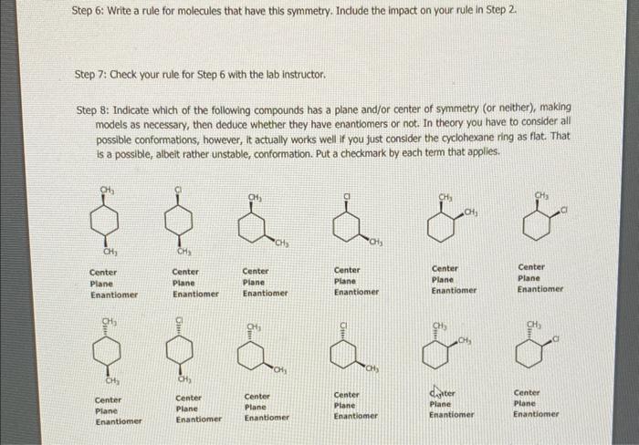I need a rule for Step 6 and based on it can