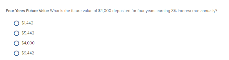 to fund? O $110.000 $205,000 O $150,000 O $65,000 Value of a