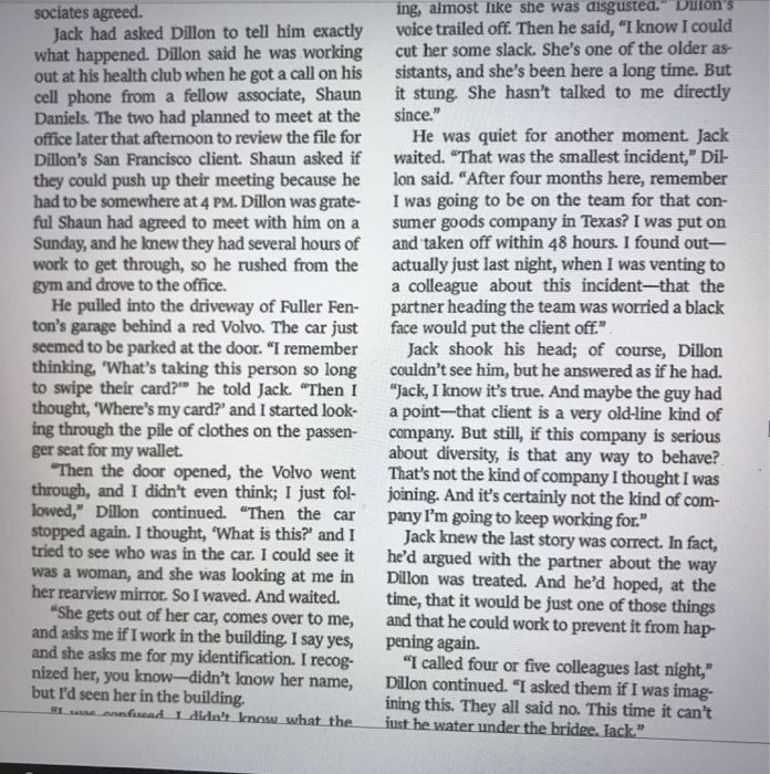 within the entire company? IV) Now, focus on the resolution. How do