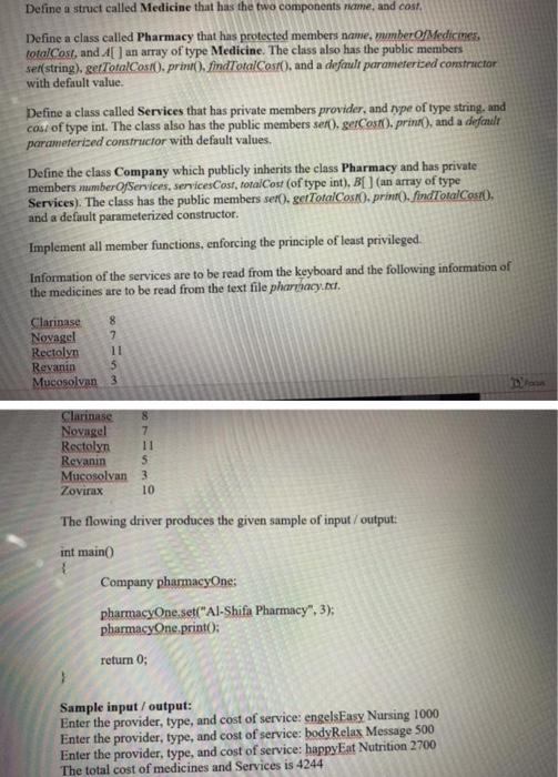 I want the solve with header files and cpp files , not