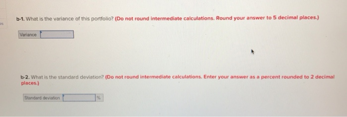 information: Rate of Return if State occurS State of Probability of Economy