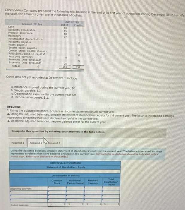 thanks E4-21 (Algo) Reporting an Income Statement, Statement of Stockholders' Equity, and