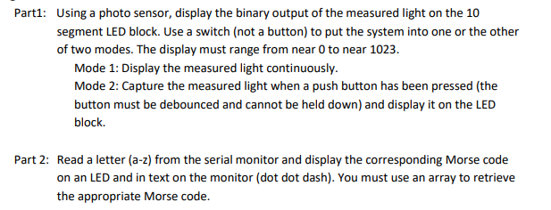 use register I/O, functions outside main coding in c Parti: Using a