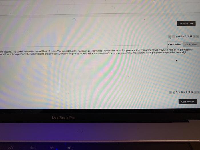 work for a pharmaceutical company that has developed a new vaccine. The