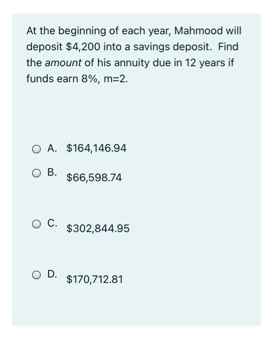  please help 3 questions mathmatics for business At the beginning of