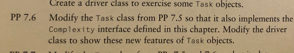 an object that can be assigned an // explicit complexity. //******************************************************************** public