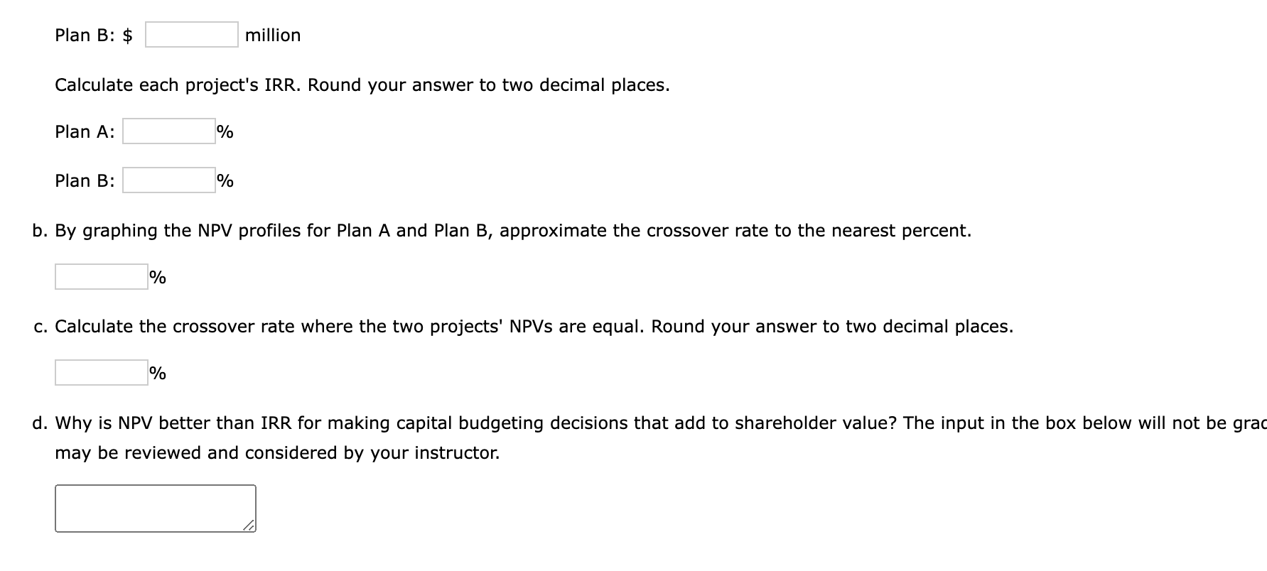 a $40 million expenditure on a large-scale integrated plant that would provide