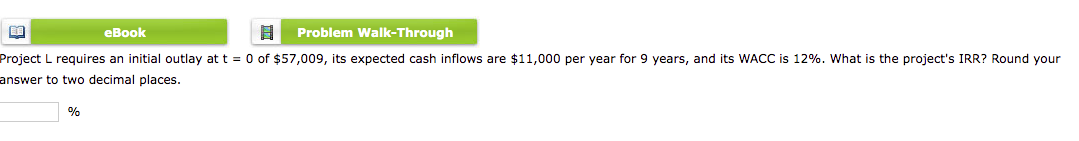 its expected cash inflows are $14,000 per year for 9 years, and