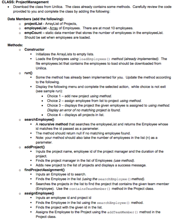 empName; private double hourlyWage; private int startYear; public Employee(int empId, String empName,