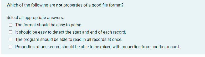 its piece within our simple storage strategy The text values between delimiters.