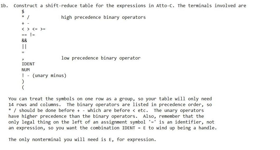 *E E ==> ( E) E ==> NUM Lookahead + ( $