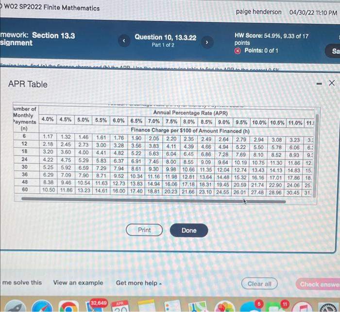 2 HW Score: 54.9%, 9.33 of 17 points Points: 0 of 1