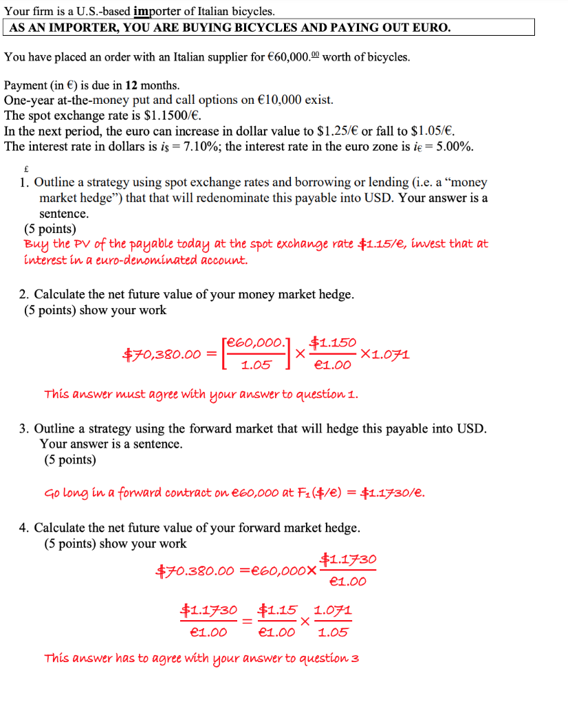  please answer number 5. Please calculate each answer in handwriting and