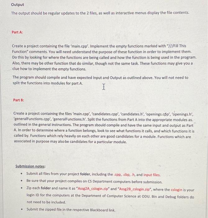 done. Thank you for your time. Deportment of Computer Science Oid Dominion