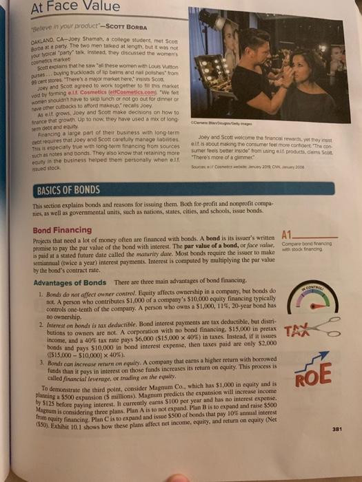 chapter 10 of our book Financial Accounting Fundamentals. Please include the advantages