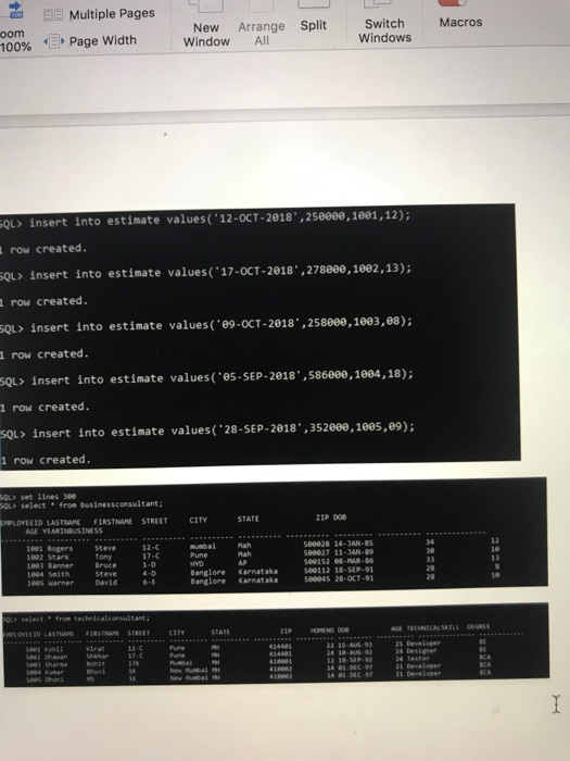 they received 3. List all patients who had tests and what Test
