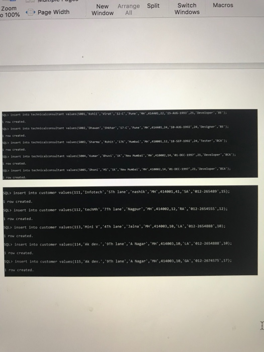 patient. 5. List all patients in alphabetical order 6. List all patients