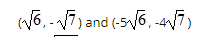  (62,-72) and (-562,-472) 