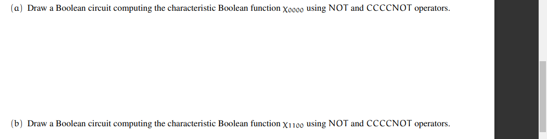 maps a state ab to ba. Build up a Boolean circuit computing