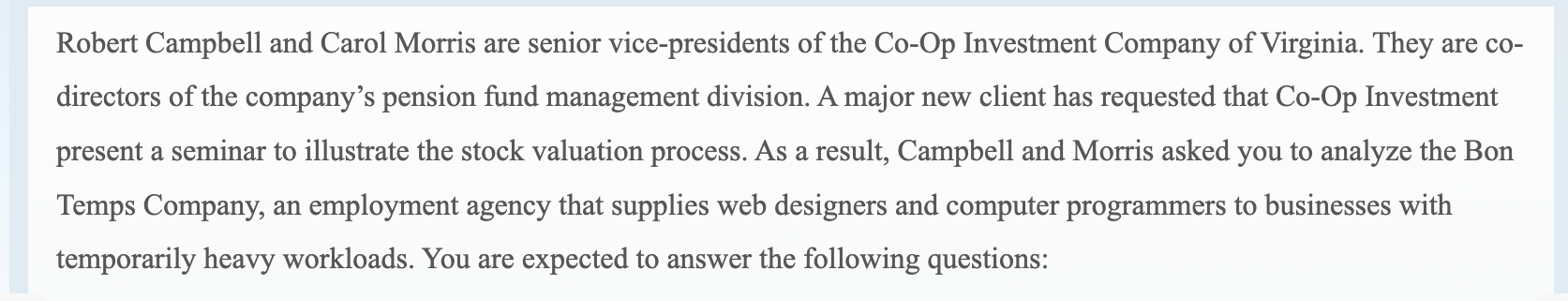 please answer K This is all the information given The top part