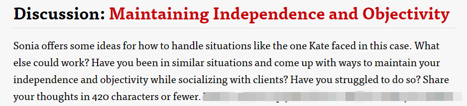 Education and Professional Standards (EMEA), CFA Institute So this case involves the
