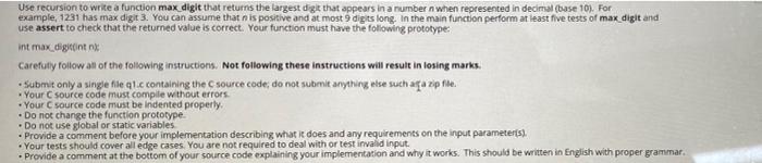  Answer as soon as possible please Use recursion to write a