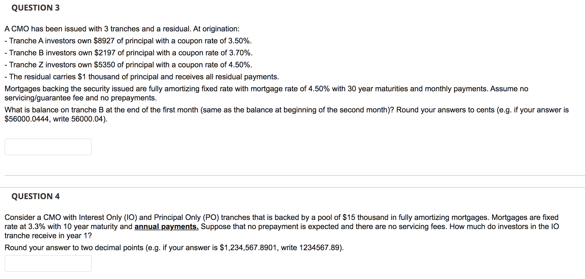 I need help ASAP. thanks QUESTION 3 A CMO has been issued