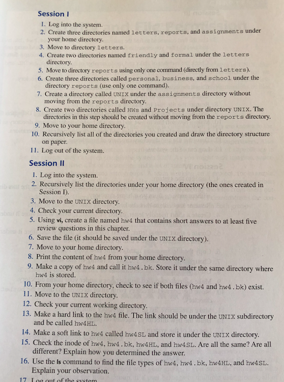  Session II Please Session I. Log into the system. 2. Create