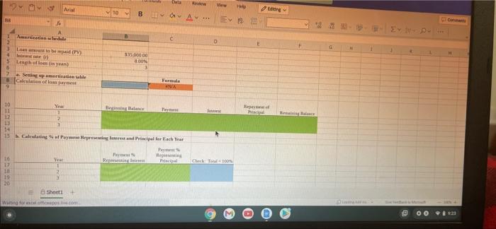 Open the spreadsheet and perform the required analysis to answer the questions