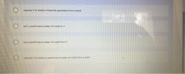 is concerned about the performance of Y and wants to protect its