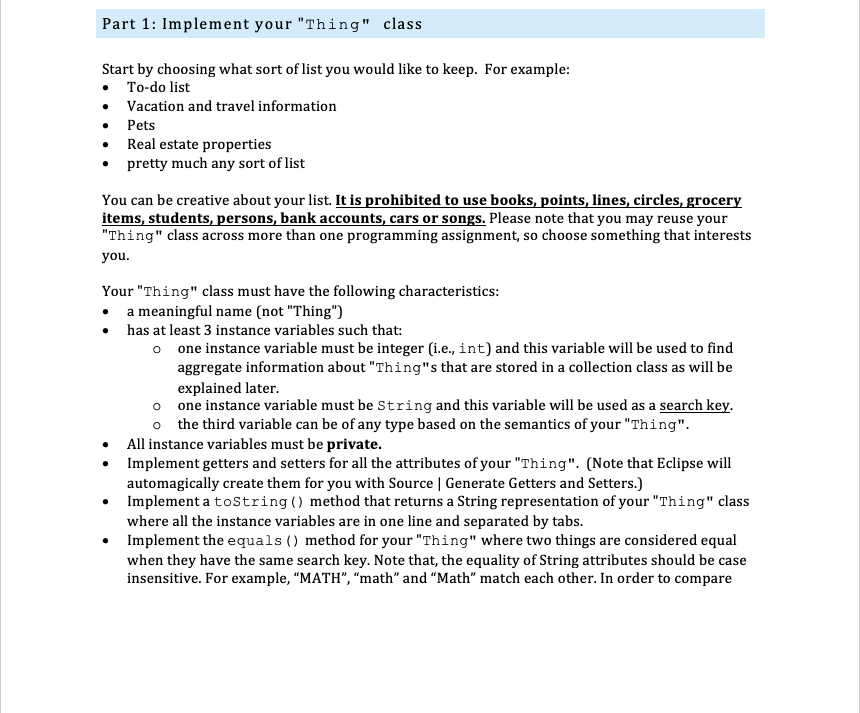 code in java, follow all steps and keep it simple, use