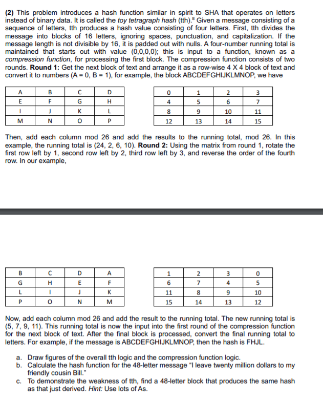 Cyber Security Class Please Need Help Thank You (2) This problem introduces