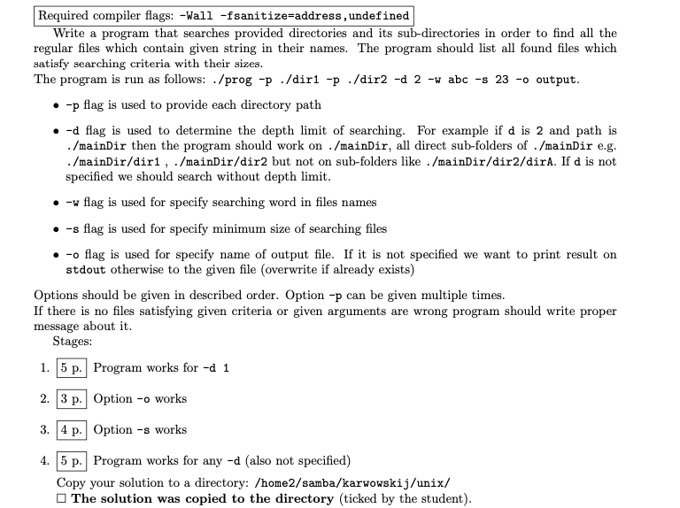 // C (in Linux) // Please code for these questions as soon