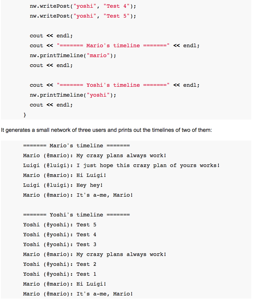 much in advance): Previous Program: #include using namespace std; class Profile {