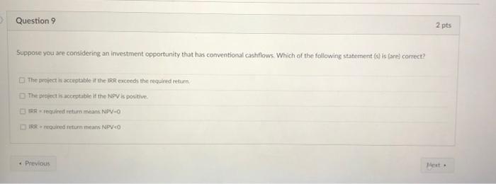 profiles intersect each other a.e, when discount rate is 118% is inown