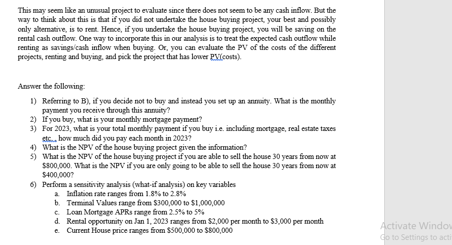 PLEASE HELP E ANSWER ALL THE QUESTIONS. PLEASE Use the Capital Budgeting