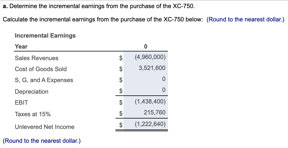 a new machine, the XC-750. The cost of the XC-750 is $2.79