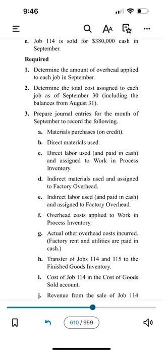 preparing schedule of cost of goods manufactured P1 P2 P3 P4 Perez